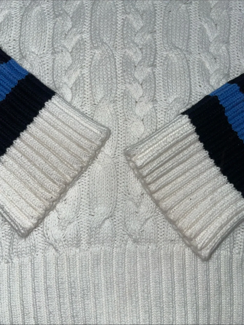Labelrail and Hana cross varsity sweater